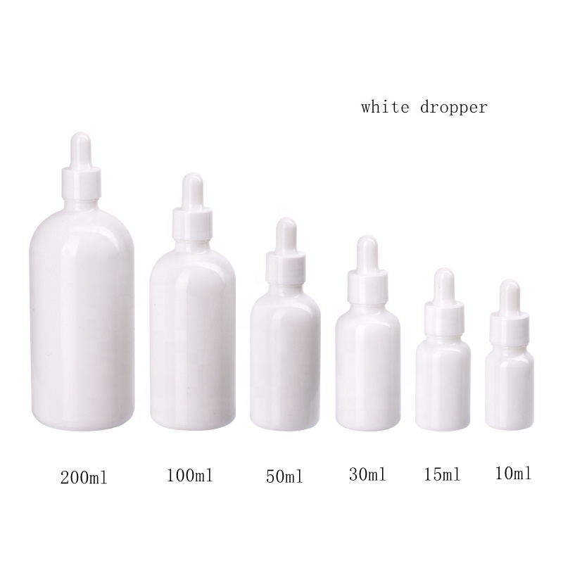 Sublimation Ink 100Ml - Dropper Bottles White Porcelain Glass 5-100ML