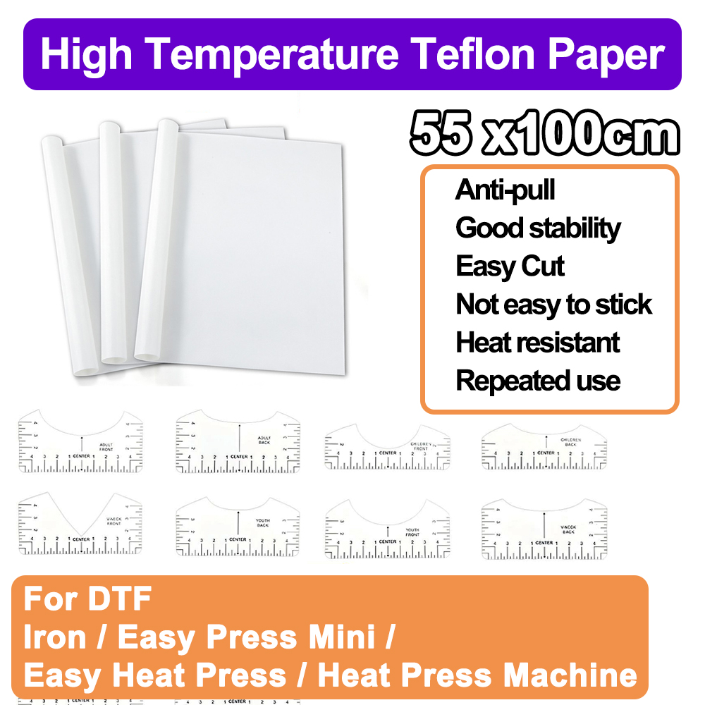 Heat Press Teflon Sheet - Teflonning High Temperature Resistant Paper For
