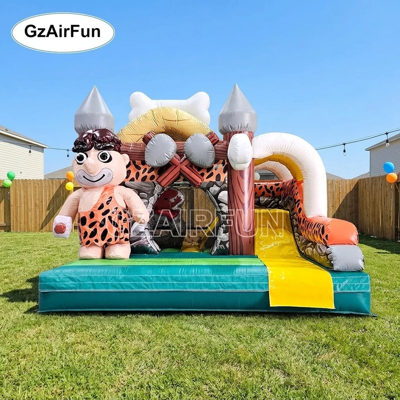 Commercial Printing Business - Commercial Eco-Friendly PVC Prehistoric Caveman Bounce