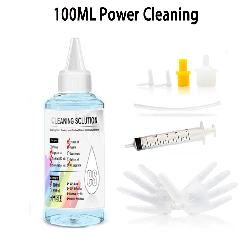 Sublimation Ink 100Ml - 100ml/PC Cleaning Liquid Kit For Epson