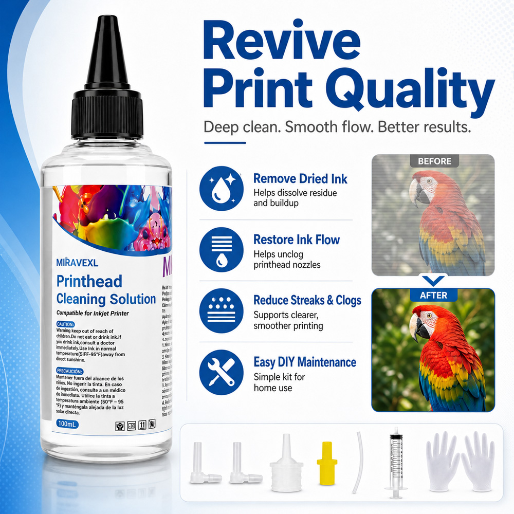 MIRAVEXL Printhead Cleaning So - Print Head Cleaning Kit review and price