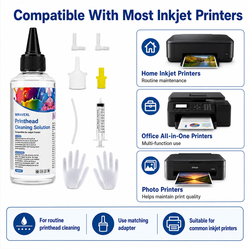 MIRAVEXL Printhead Cleaning So - Print Head Cleaning Kit review and price