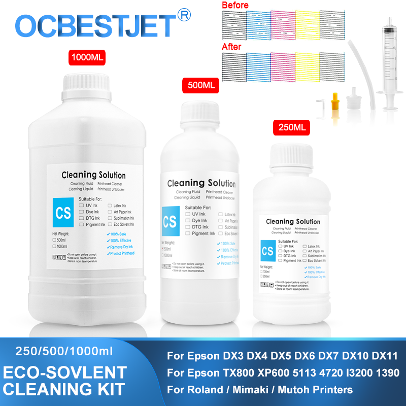 Eco-Solvent Ink Cleaning Solut - Print Head Cleaning Kit review and price