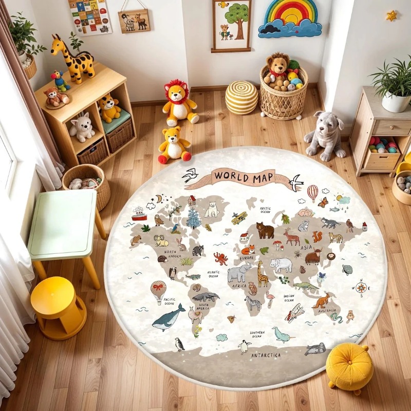  Play Round Floor Mat Animal W - Wholesale Commercial Printing review and price
