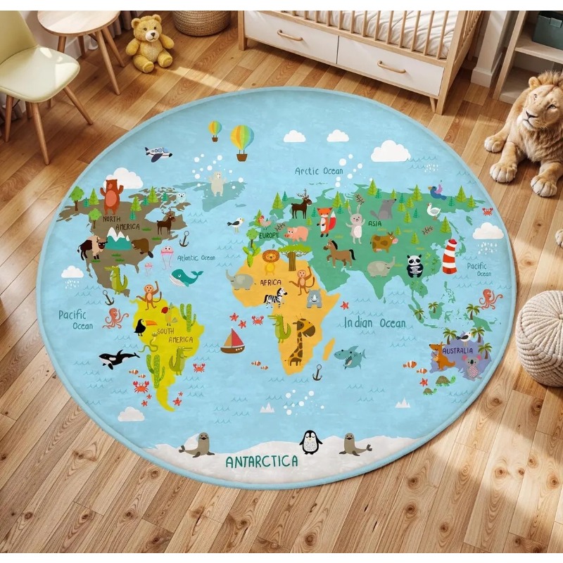  Play Round Floor Mat Animal W - Wholesale Commercial Printing review and price