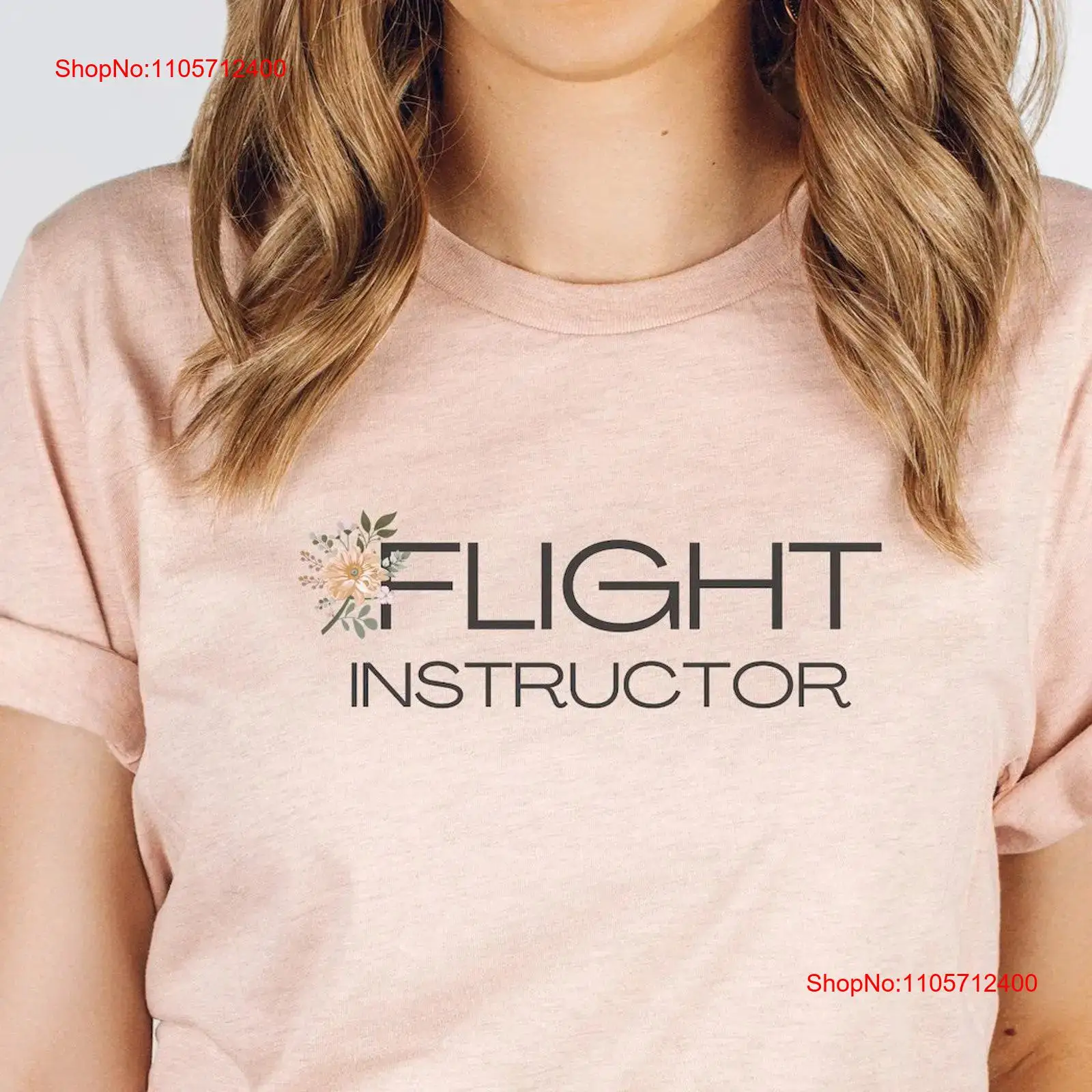 Floral Flight Instructor T Shi - Commercial Printing And Graphics review and price
