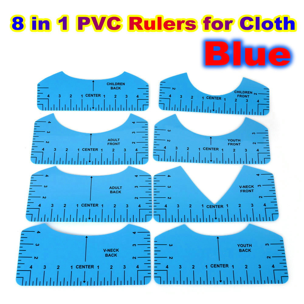 8Pcs PVC V-neck Ruler Neck Rul - Heat Press Teflon Sheet review and price