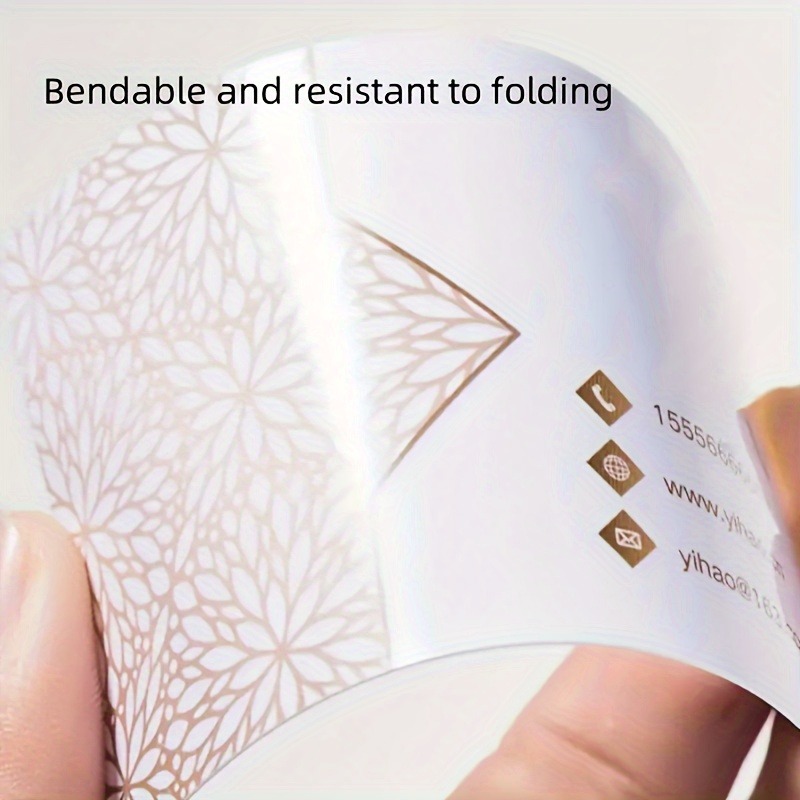 Matte Finish 100 PCS PVC Busin - Commercial Printing Business review and price