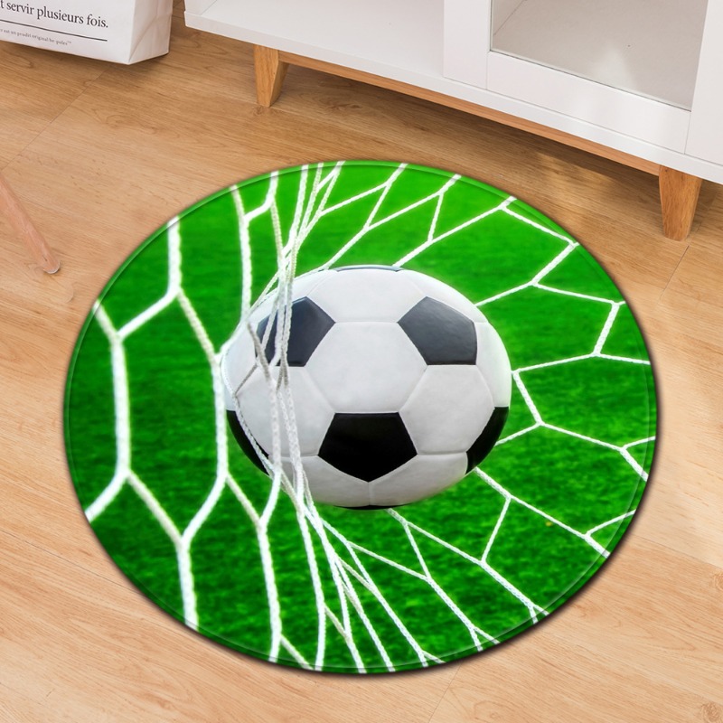 Soccer Theme Round Carpet Spor - Wholesale Commercial Printing review and price
