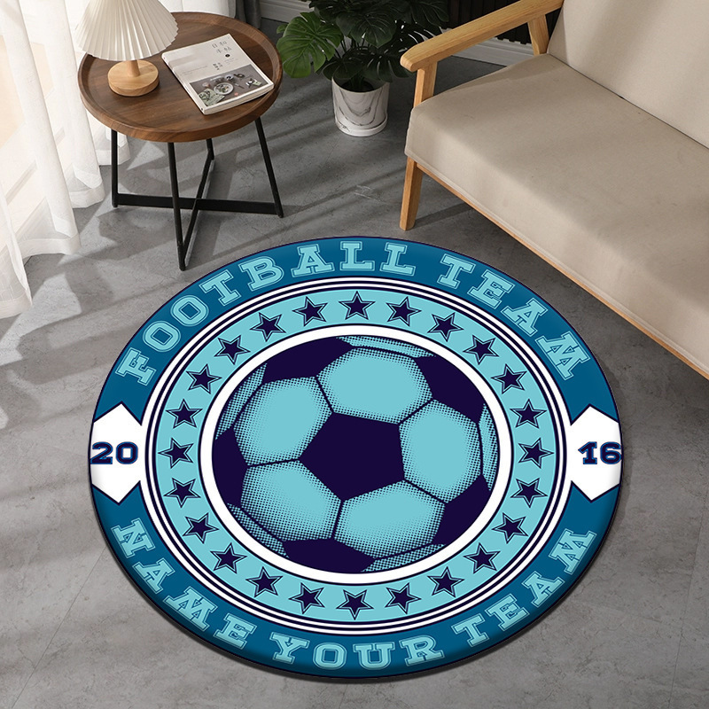 Soccer Theme Round Carpet Spor - Wholesale Commercial Printing review and price