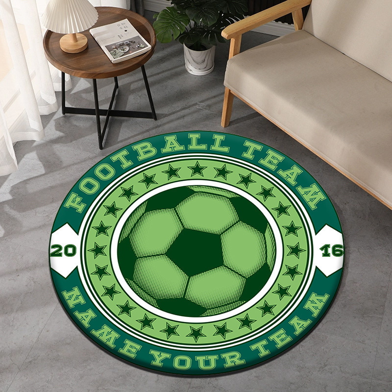 Soccer Theme Round Carpet Spor - Wholesale Commercial Printing review and price