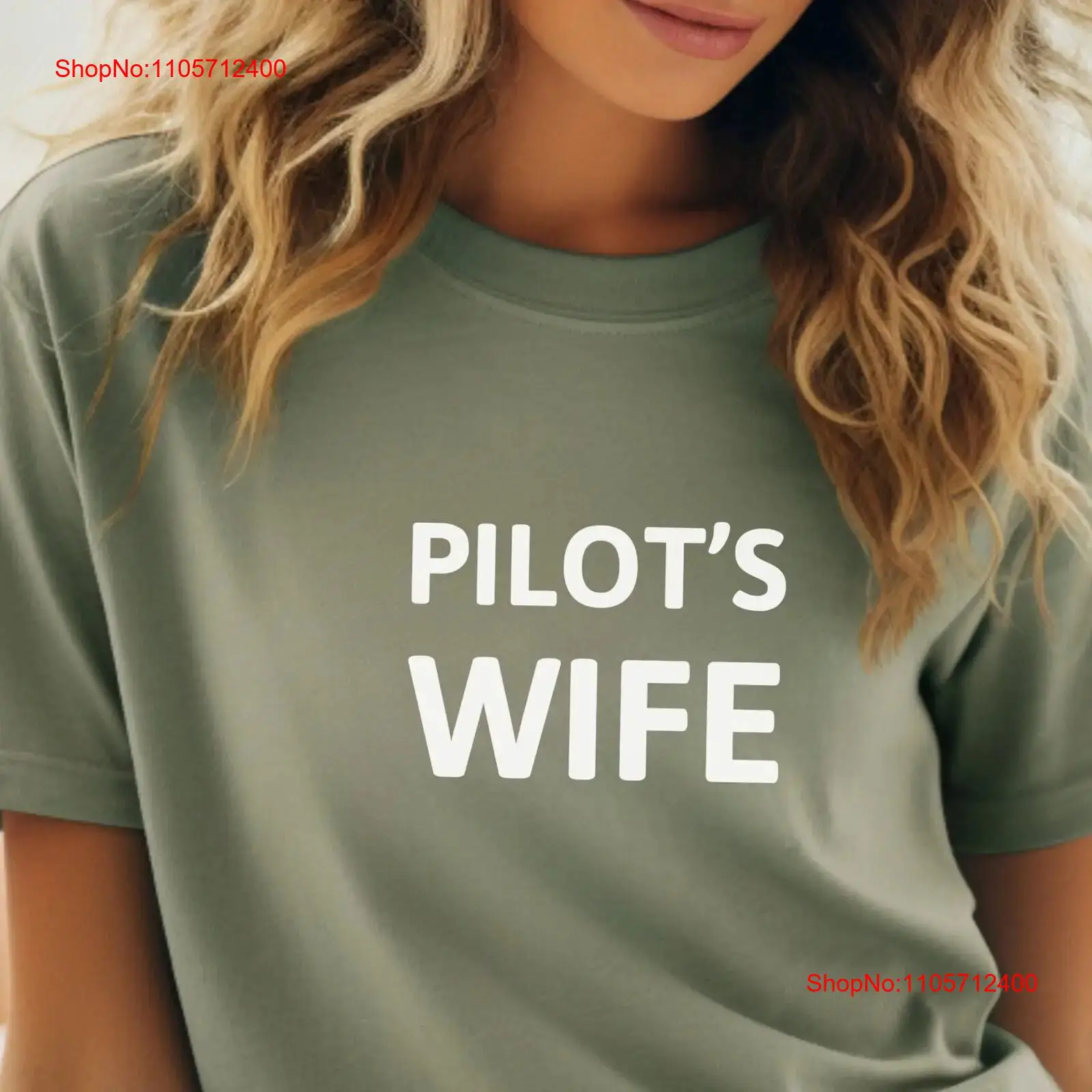 Pilot's Wife Funny T Shirt Avi - Commercial Printing And Graphics review and price