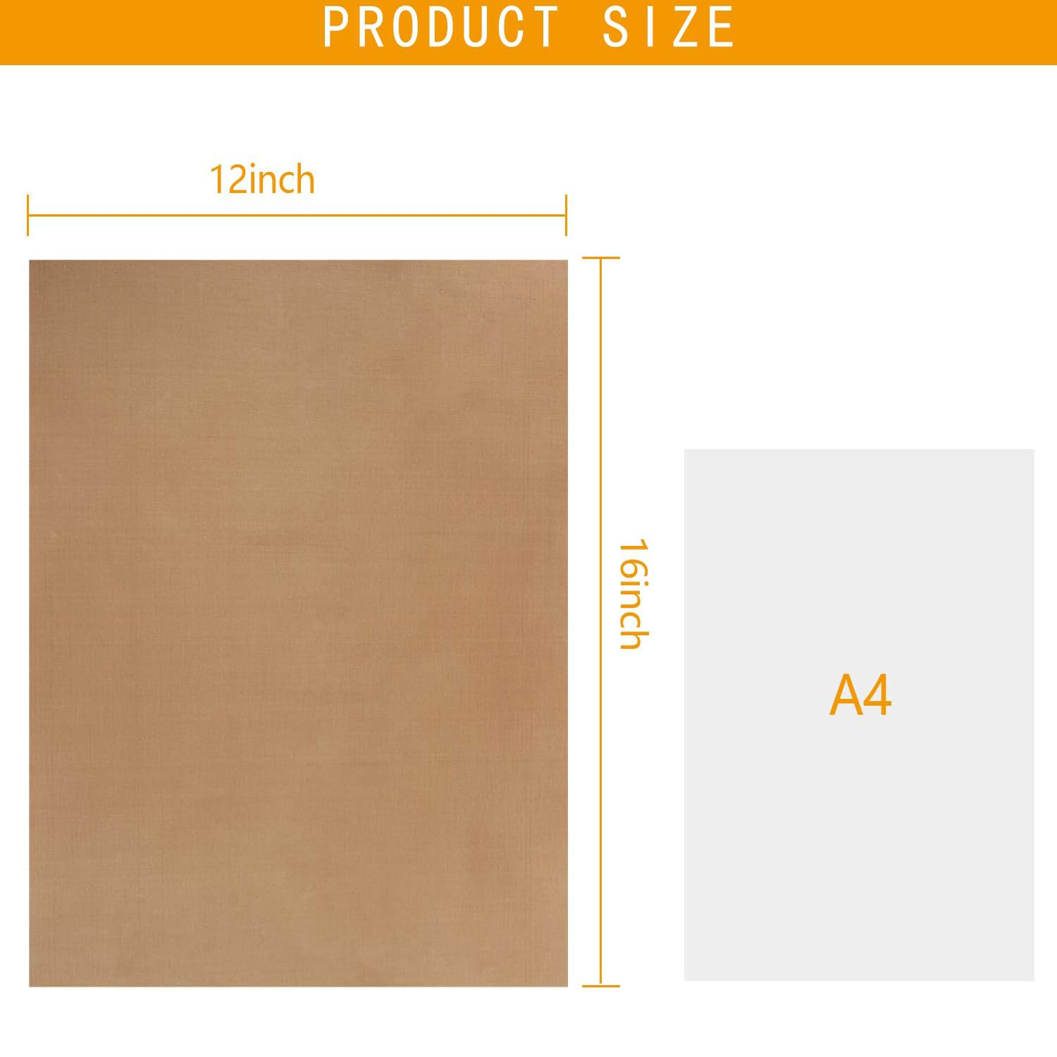 Heat Resistant PTFE Sheet for  - Heat Press Teflon Sheet review and price