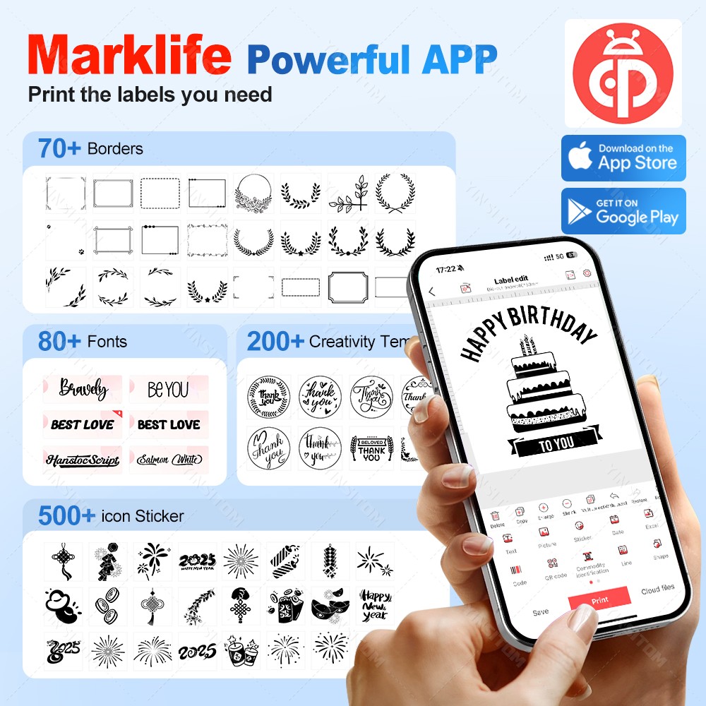 P50 Marklife 20-50mm Thermal L - Commercial Printing Machine Price review and price