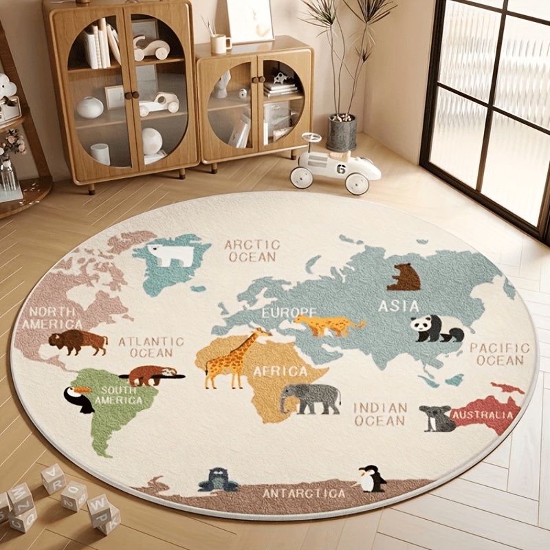 Newest 2D Round Carpet Cartoon - Wholesale Commercial Printing review and price